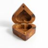 Heart-Shaped Moroccan Wooden Jewelry Box – A Symbol of Craft and Love - Image 2